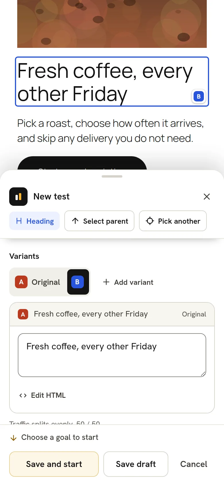 The point-and-click panel on a phone-width page.